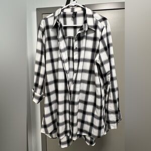 ORB Black/White button down shirt (Size L)